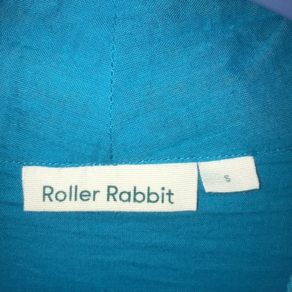 Roller Rabbit Woman’s Woman’s Size Small Dress Maxi Caftan Kaftan Embroidered - Picture 6 of 7